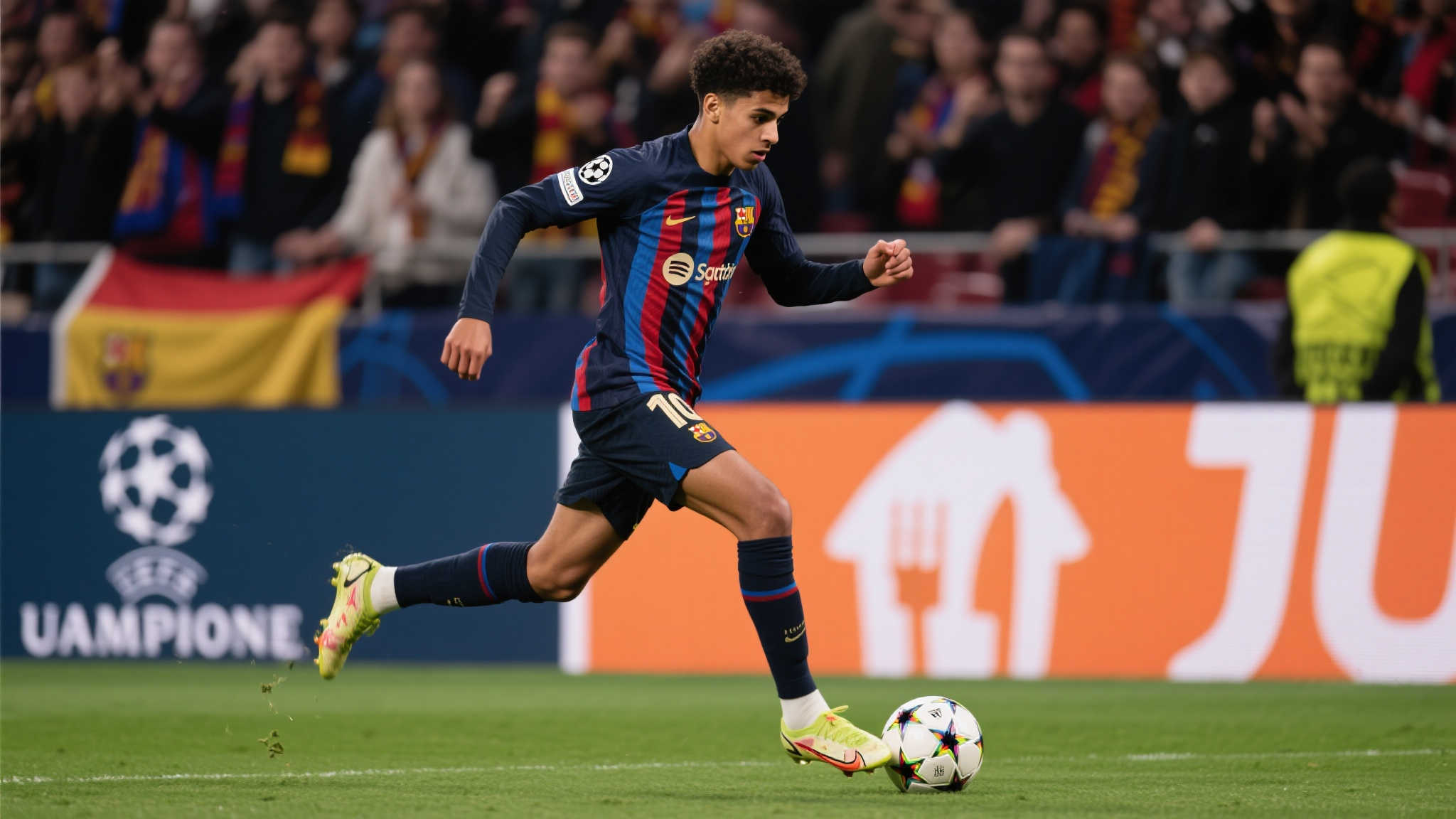 24／25赛季欧冠过人数榜：亚马尔以56次领跑